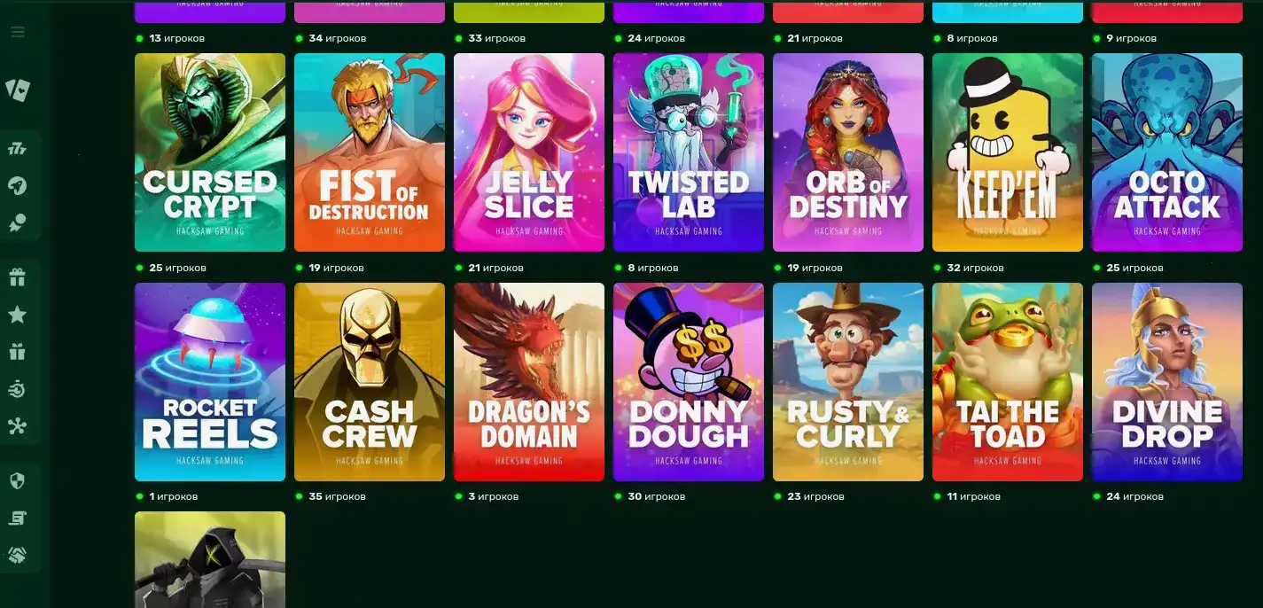 Мобильная версия казино Поперло